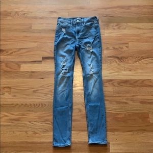 Hollister High rise super skinny jeans